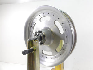 2009 Harley FXDF Dyna Fat Bob Straight 16x3 Slotted Front Wheel Rim 43300172