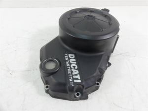 2015 Ducati Diavel Carbon Red Right Side Engine Motor Clutch Cover 24331322A | Mototech271