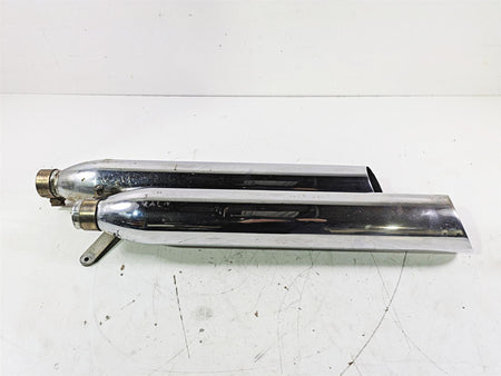 2004 Victory Kingpin Exhaust Muffler Silencer Slash Cut Set {{ shop.shopifyCountryName }} - Mototech271