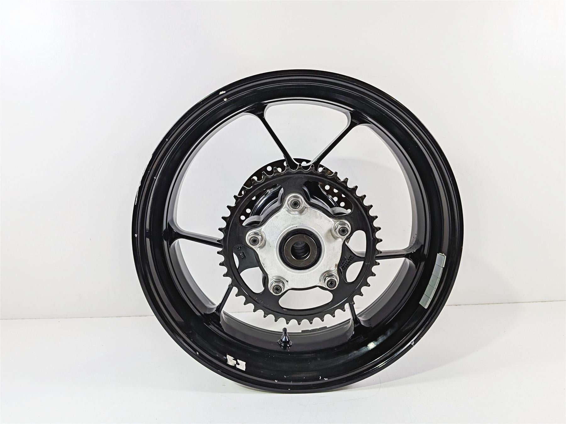 2014 Aprilia RSV4 RR Factory Straight Black Rear Wheel Rim 17x6 896757 {{ shop.shopifyCountryName }} - Mototech271