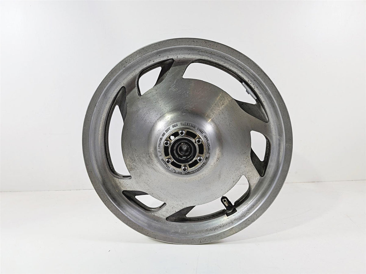 1997 Honda GL1500 CA Valkyrie Straigt 17x3.5 Enkei Front Wheel Rim 44650-MZ0-674-Mototech271