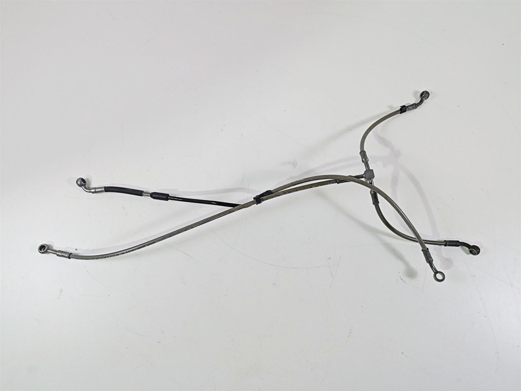 2016 BMW R1200RT K52 Front Abs Brake Line Set 34328541828 34328541829