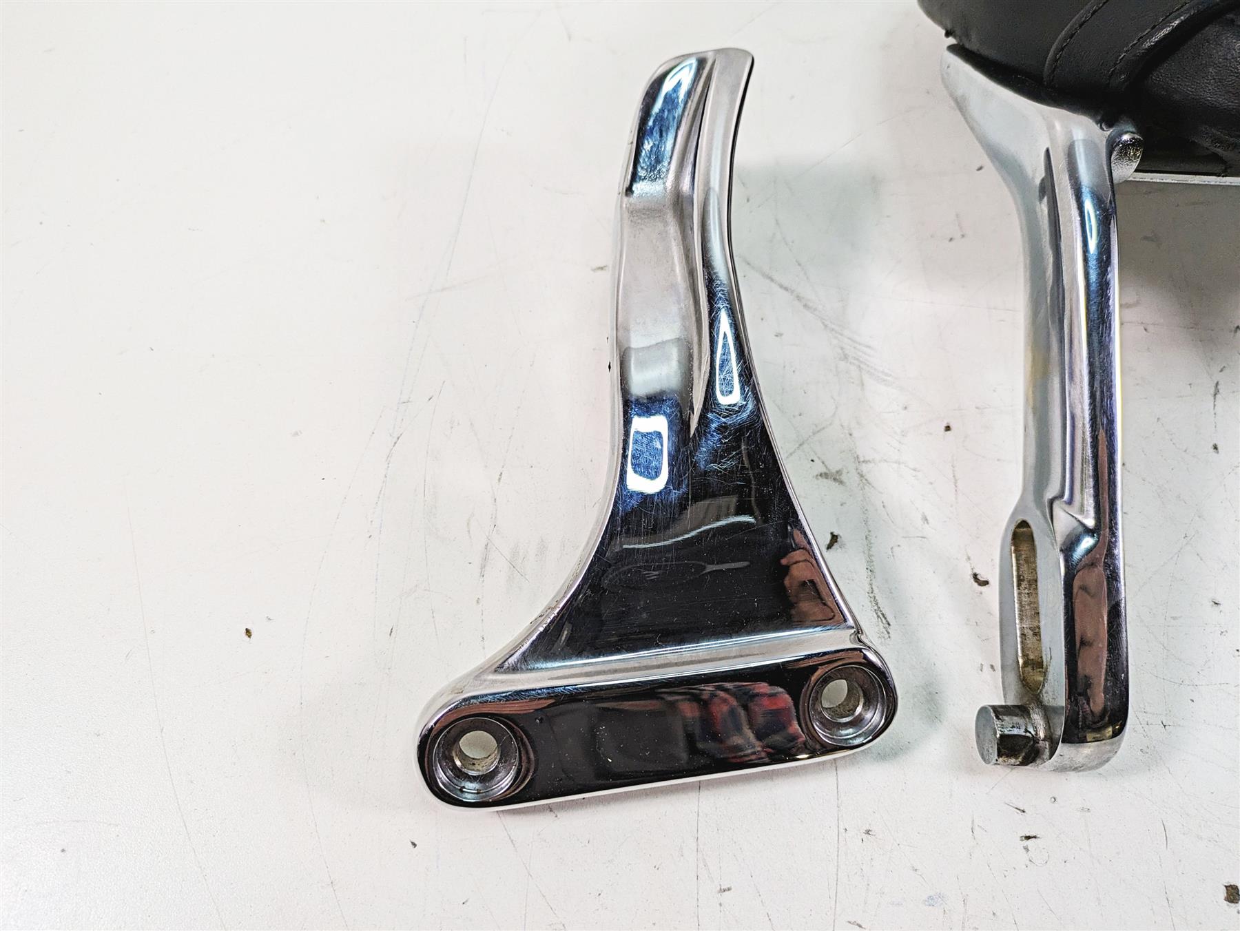 2009 Harley FXCWC Softail Rocker C Rear Seat & Support Mount Set -Read 51691-08 {{ shop.shopifyCountryName }} - Mototech271