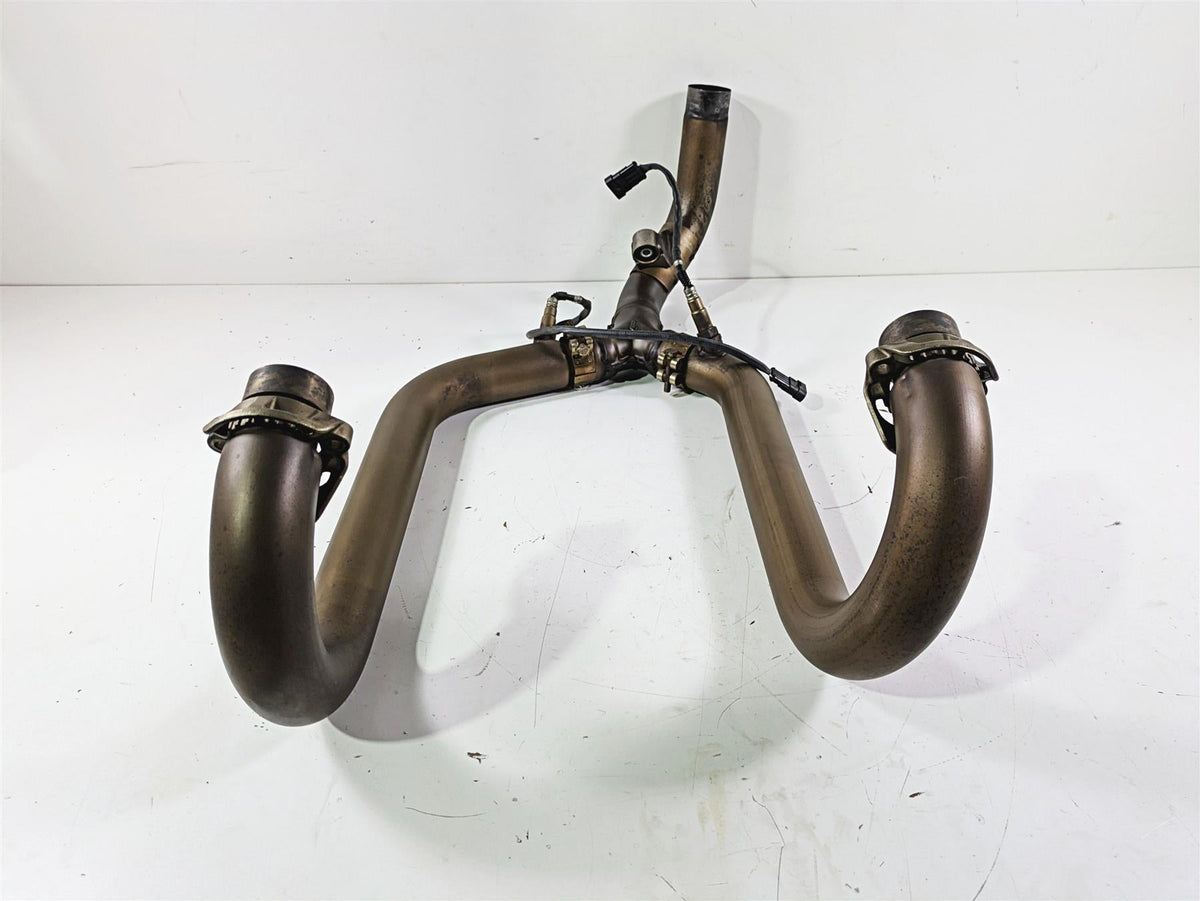 2016 Moto Guzzi Stelvio 1200 8V NTX Exhaust Header & Midpipe Set 897622 897623 {{ shop.shopifyCountryName }} - Mototech271
