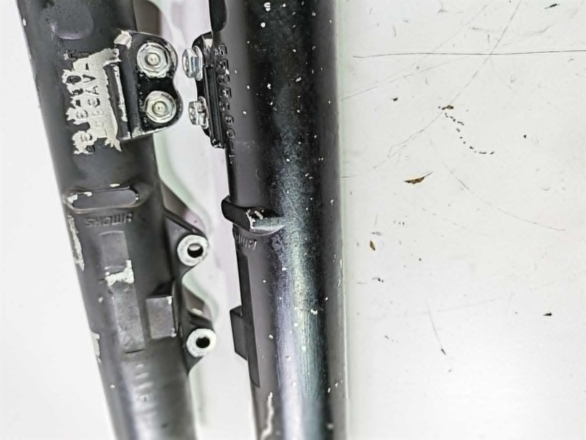 2016 Harley FXDL Dyna Low Rider Straight Front Fork 49Mm Dual Brake Set 45400052 {{ shop.shopifyCountryName }} - Mototech271