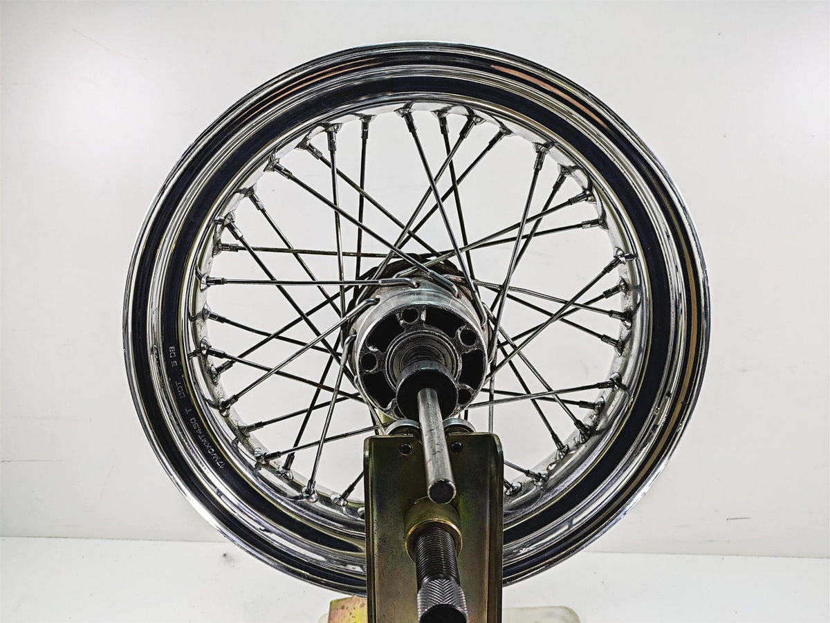 2009 Harley FXDC Dyna Super Glide Custom 17x4.5 Rear Wheel Spoke Rim 40979-08A {{ shop.shopifyCountryName }} - Mototech271