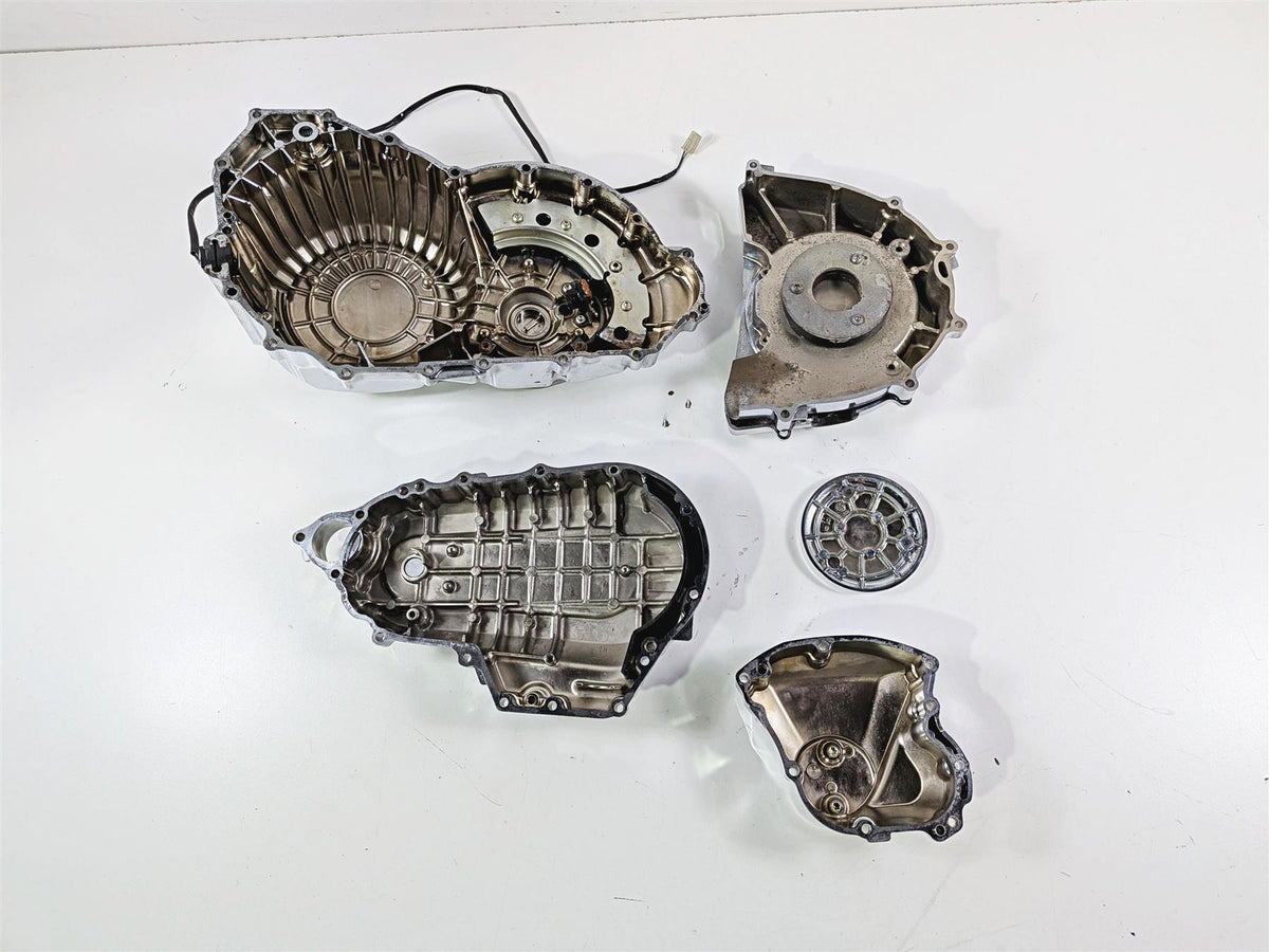 2008 Yamaha XV1900 Roadliner S Chrome Engine Motor Cover Set 1D7-15411-00 {{ shop.shopifyCountryName }} - Mototech271