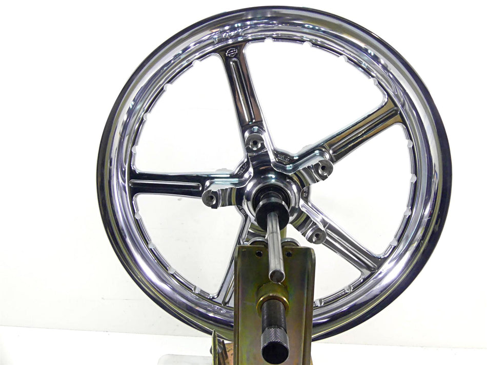 2005 Harley VRSCSE CVO V-Rod Nice Reactor Custom Front Wheel Rim 19X3 43219-08 {{ shop.shopifyCountryName }} - Mototech271