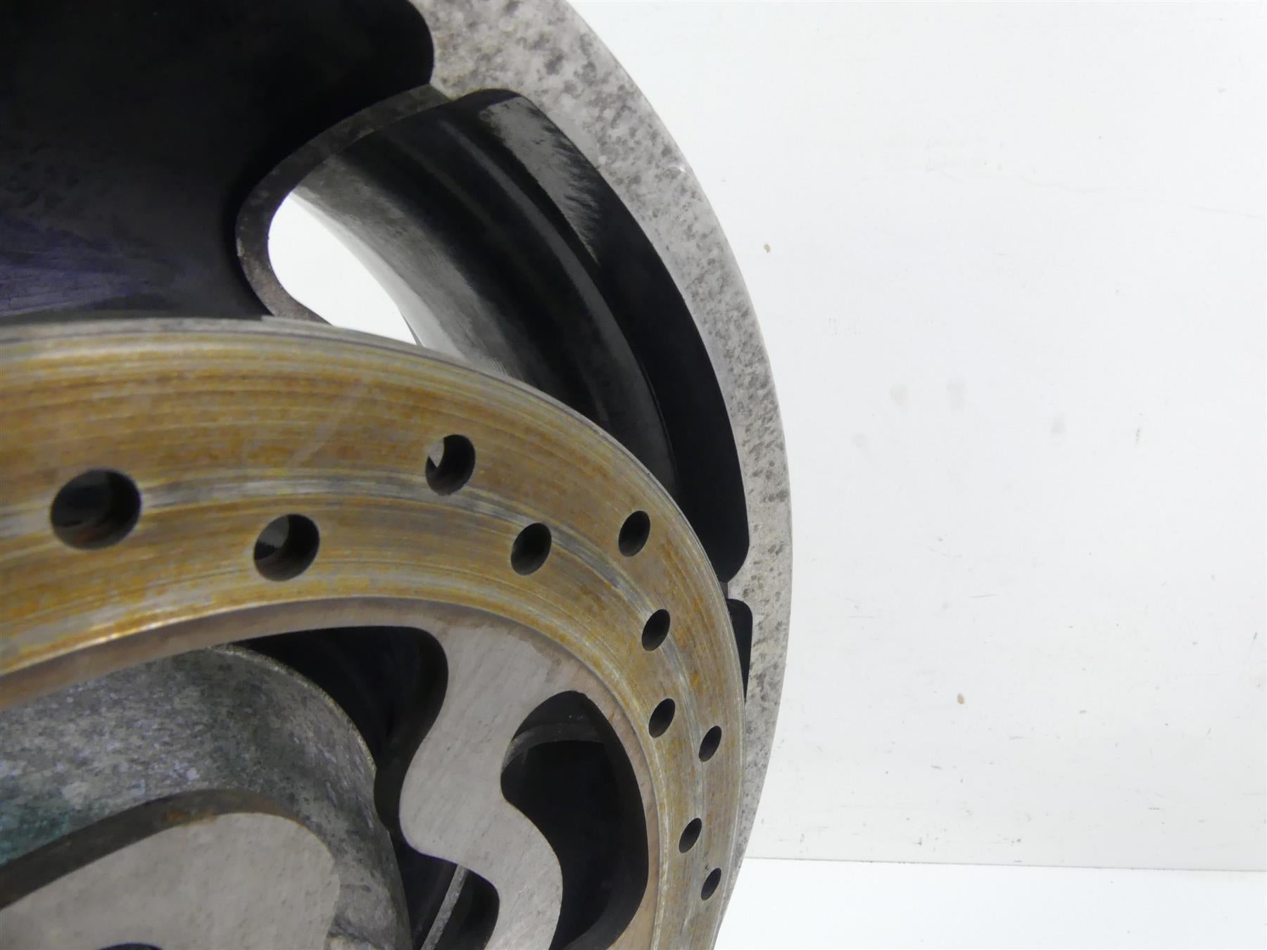 2012 Harley Touring FLHTP Electra Glide Straight 16x5 Rear Wheel Rim 40900194 {{ shop.shopifyCountryName }} - Mototech271