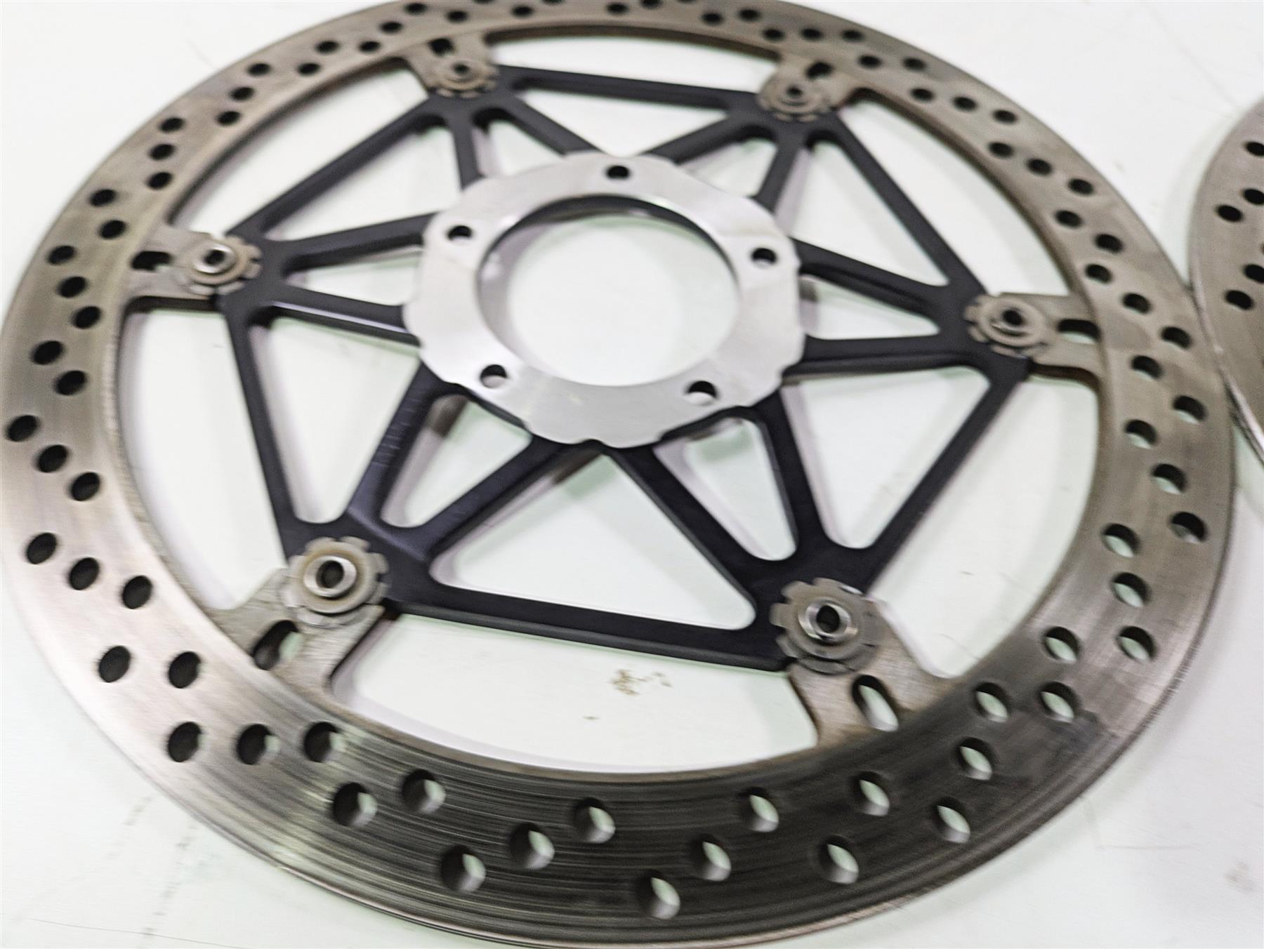 2016 Ducati Monster 1200 S Front Brake Rotor Disc Set Brembo 49241351A 49241341A {{ shop.shopifyCountryName }} - Mototech271
