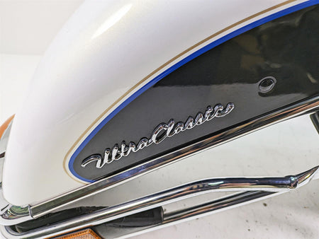 2008 Harley FLHTCU Electra Glide Front Fender White Black Gold Pearl 59087-00B {{ shop.shopifyCountryName }} - Mototech271