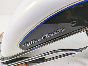 2008 Harley FLHTCU Electra Glide Front Fender White Black Gold Pearl 59087-00B