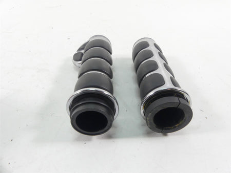 2012 Harley Touring FLHX Street Glide Fly Ride By Wire Chrome Hand Grip Set {{ shop.shopifyCountryName }} - Mototech271