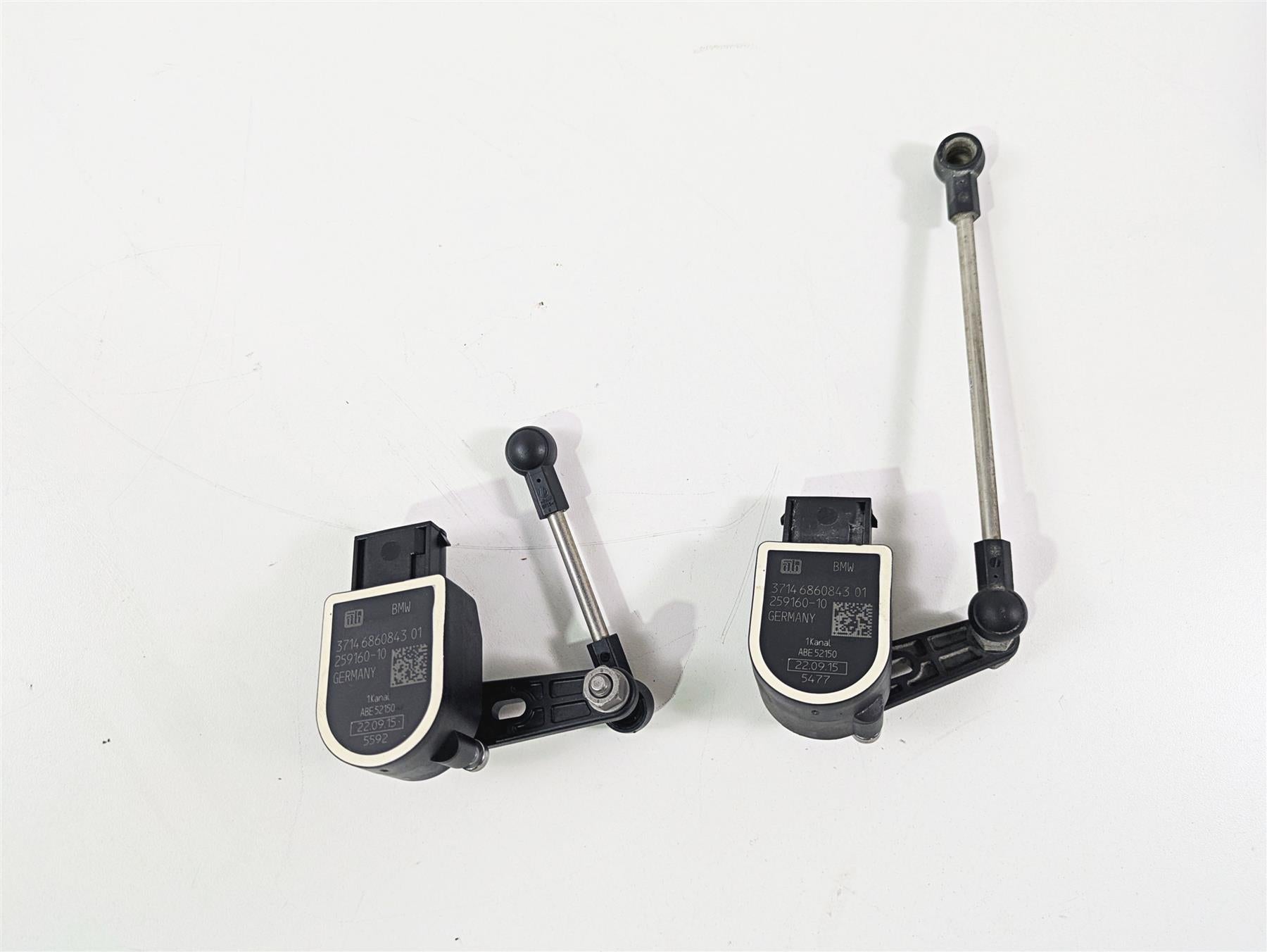 2016 BMW R1200RT K52 Bike Level Angle Sensor Set 37146860843