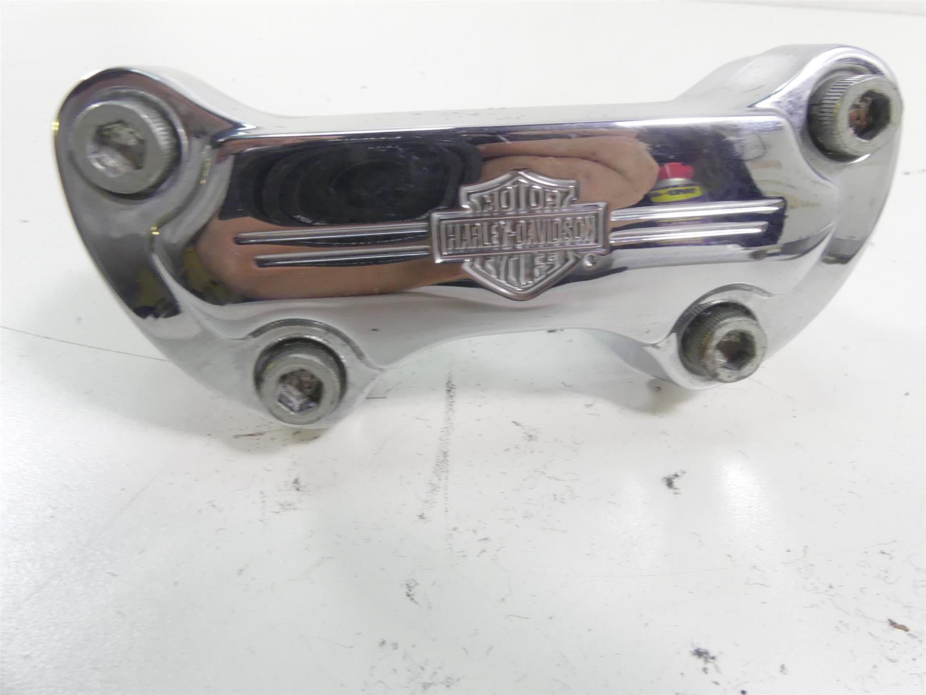 2004 Harley Softail FLSTFI Fat Boy Handlebar Handle Bar Riser Set 56567-86B {{ shop.shopifyCountryName }} - Mototech271