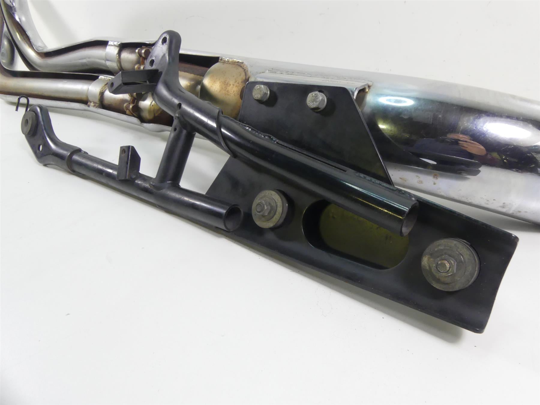 2007 Suzuki M109R VZR1800 Boulevard Hard Krome Side Burners Exhaust HK-44-6460 {{ shop.shopifyCountryName }} - Mototech271