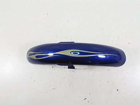 2009 Harley FXCWC Softail Rocker C Front Fender Flame Blue Pearl Deluxe 60158-08 {{ shop.shopifyCountryName }} - Mototech271