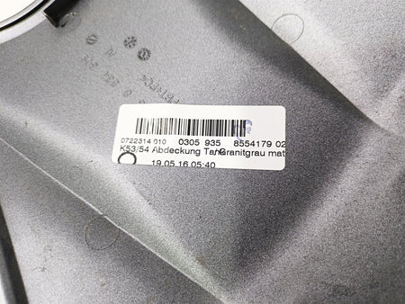 2016 BMW R1200RS K54 Center Gas Tank Cover Fairing Granitgrau Grey 8554179 {{ shop.shopifyCountryName }} - Mototech271