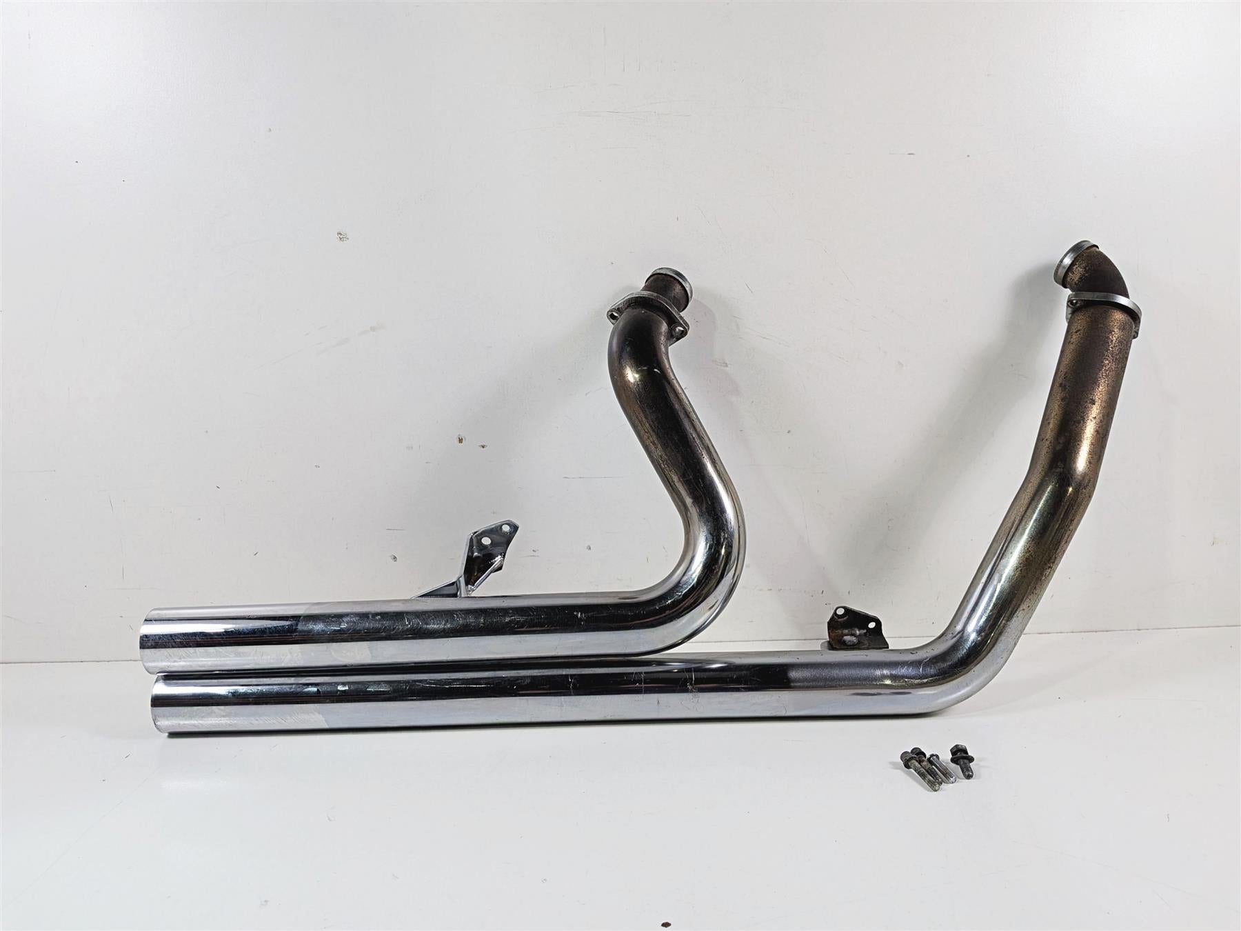 1998 Harley Dyna FXDL Low Rider Custom True Duals Exhaust Pipe 330 F {{ shop.shopifyCountryName }} - Mototech271