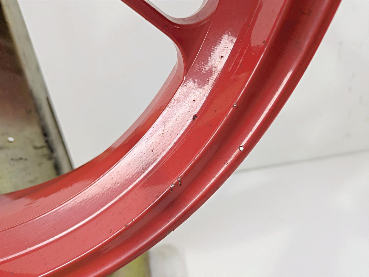 2017 Aprilia RSV 1100 Tuono V4 Factory Straight 17x3.5 Front Wheel Rim 2B002105 {{ shop.shopifyCountryName }} - Mototech271