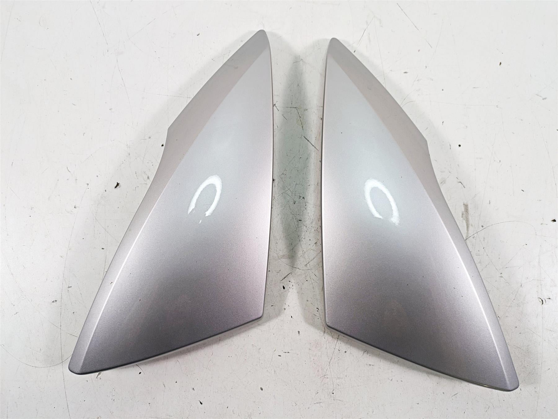 2007 BMW R1200RT K26 Left Right Mirror Cover Titan Silver 7697937 7697938 {{ shop.shopifyCountryName }} - Mototech271