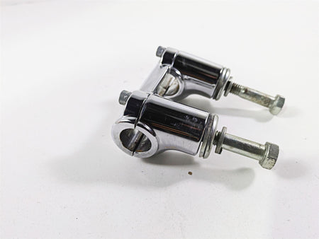 2014 Harley FLS Softail Slim Handlebar Riser Clamp Set 55984-07 56998-09 {{ shop.shopifyCountryName }} - Mototech271