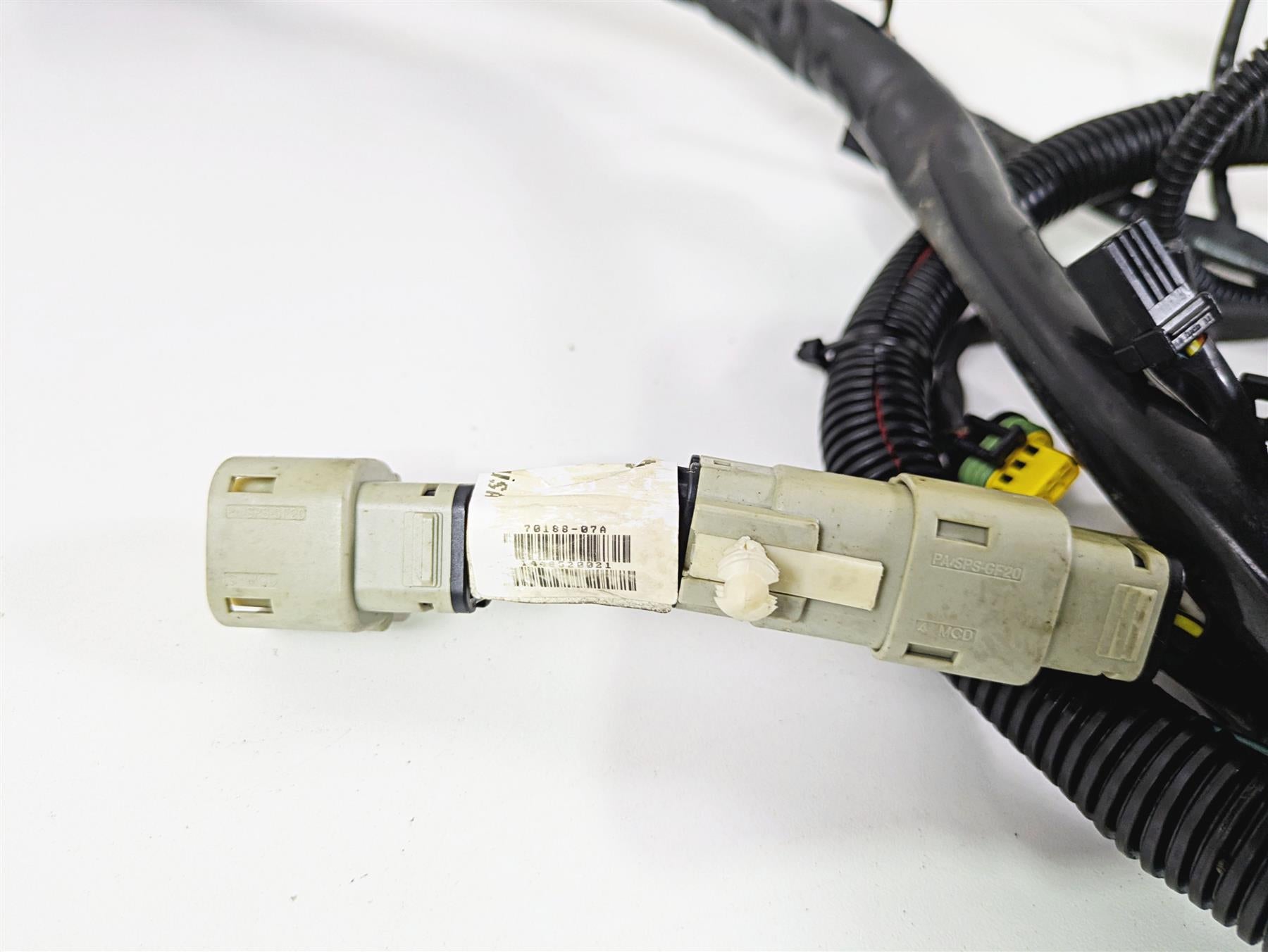 2008 Harley FXCWC Softail Rocker Main Wiring Harness - No Cuts 70452-08 {{ shop.shopifyCountryName }} - Mototech271