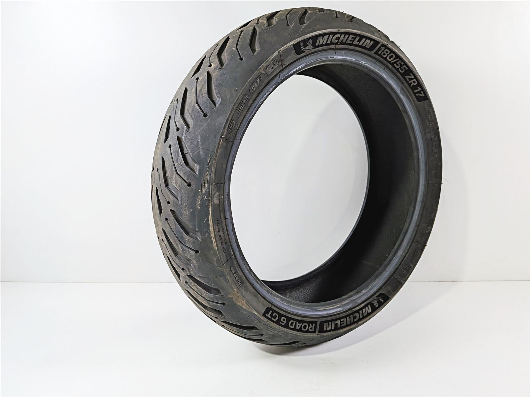 Used Rear Motorcycle Tire Michelin Road 6 GT 2CT+ 180/55R17 89542 {{ shop.shopifyCountryName }} - Mototech271
