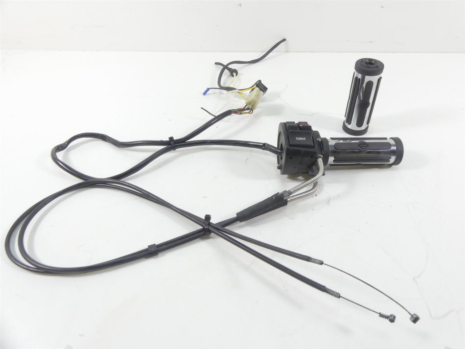 1993 Harley FXSTS Softail Springer Right Control Switch + Throttle Grip 70219-87 {{ shop.shopifyCountryName }} - Mototech271