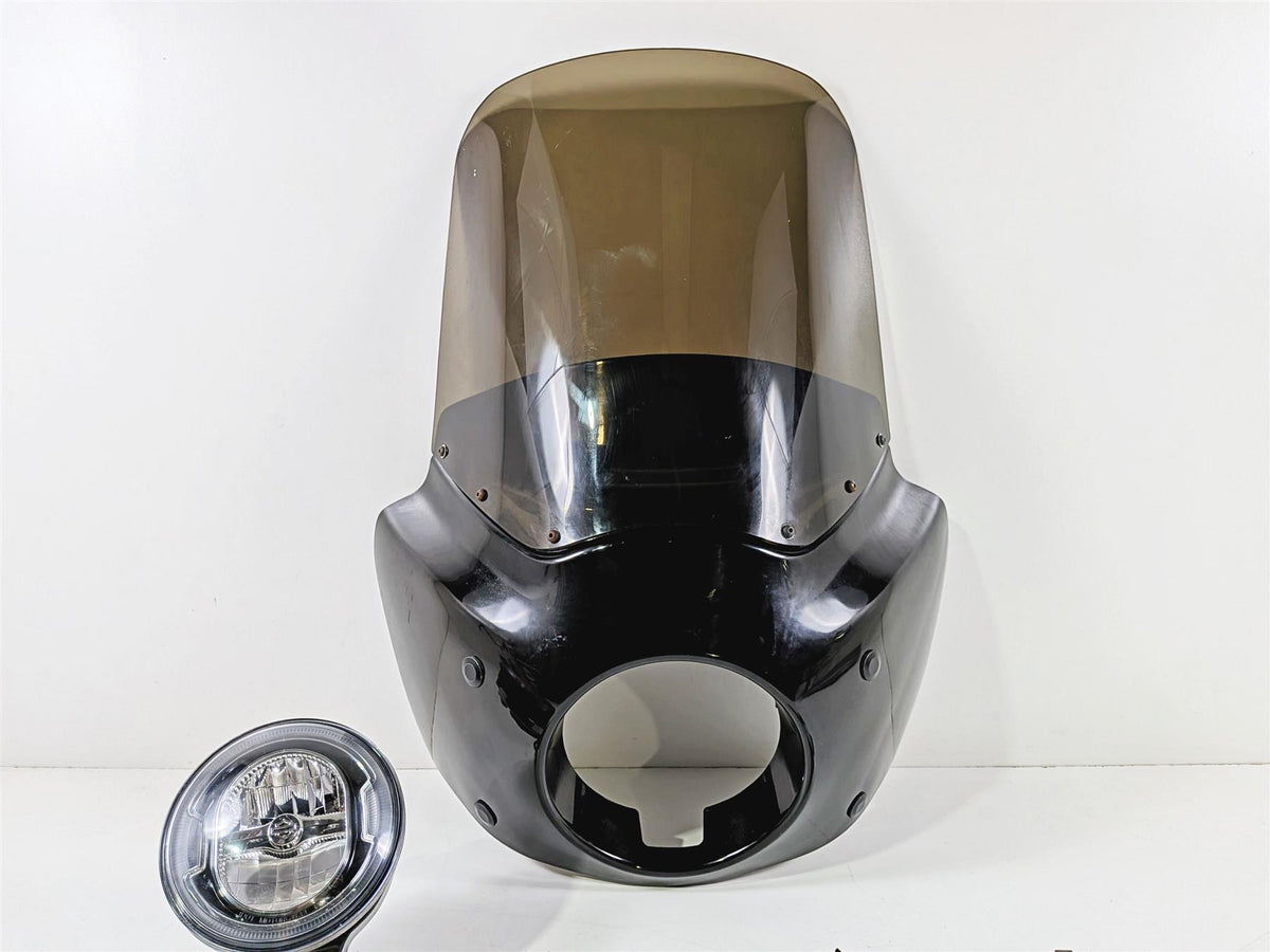 2024 Harley FXLRS Dyna Low Rider Headlight + Fairing Visor & Mount 67700345A-Mototech271