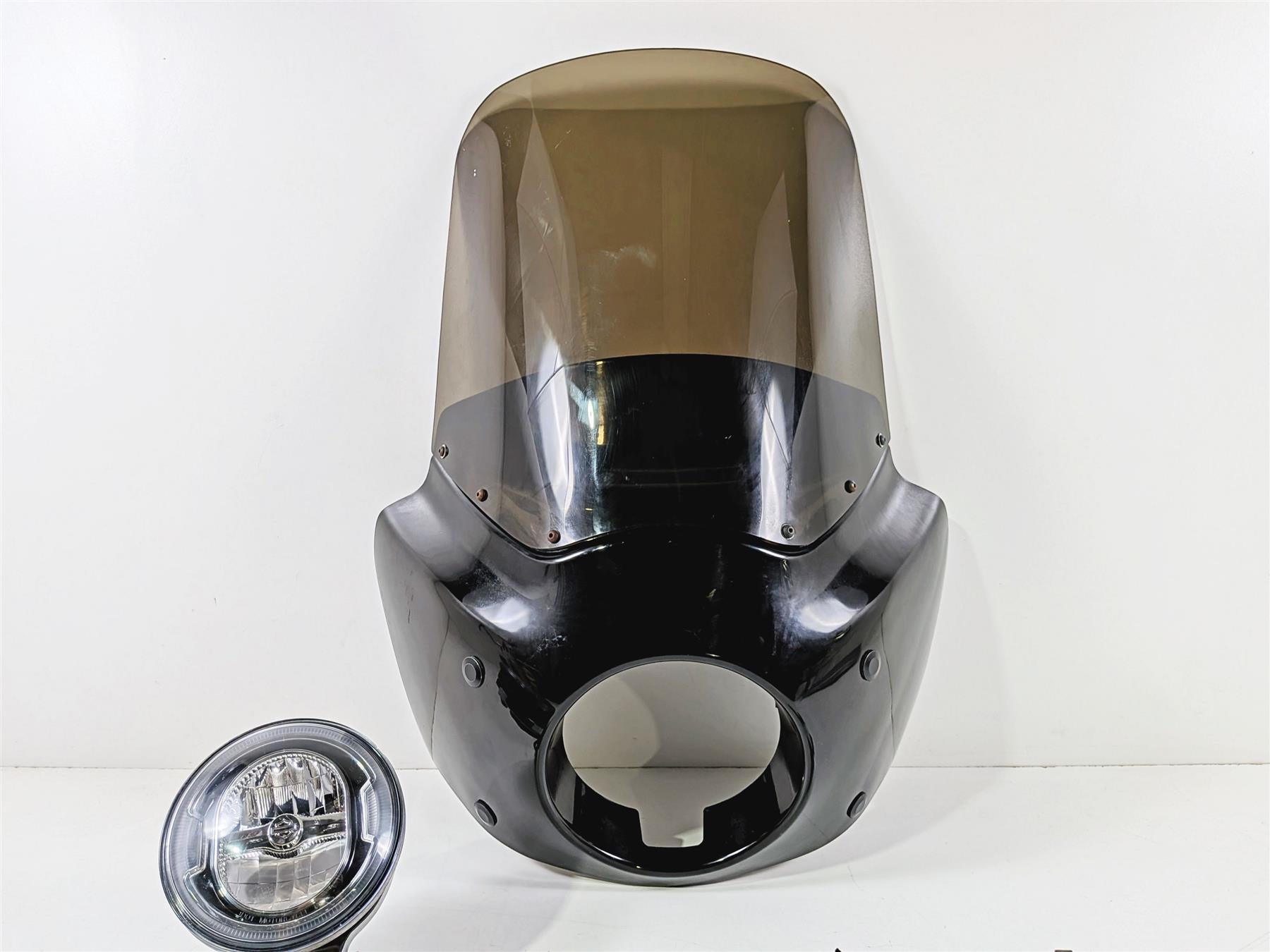 2024 Harley FXLRS Dyna Low Rider Headlight + Fairing Visor & Mount 67700345A-Mototech271