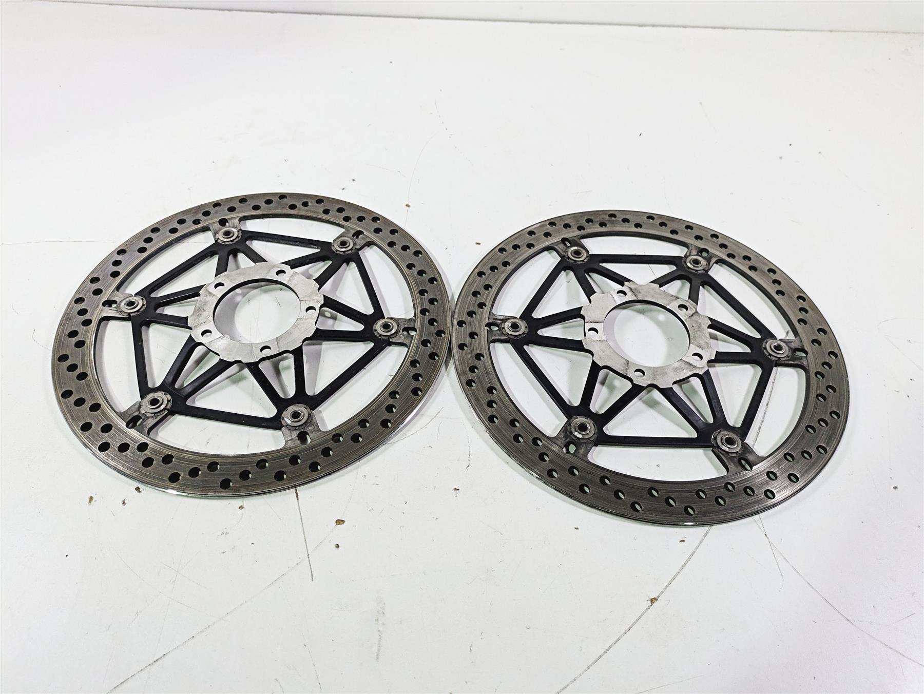2008 Ducati SBK 1098 S Brembo Front Brake Rotor Disc Set 49240901A 71311973A {{ shop.shopifyCountryName }} - Mototech271
