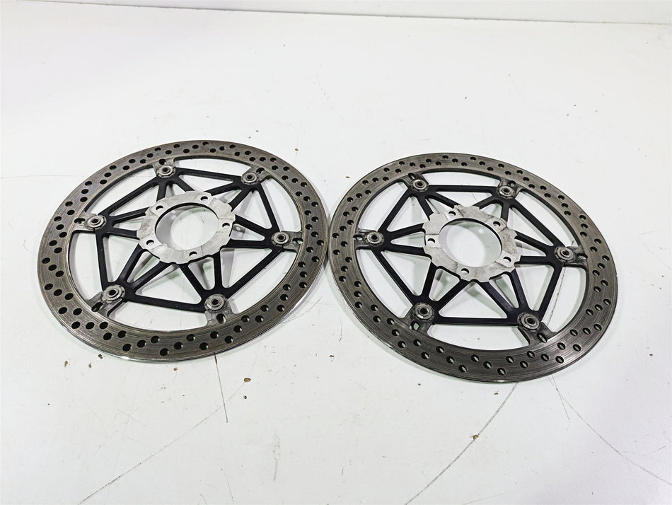 2008 Ducati SBK 1098 S Brembo Front Brake Rotor Disc Set 49240901A 71311973A {{ shop.shopifyCountryName }} - Mototech271