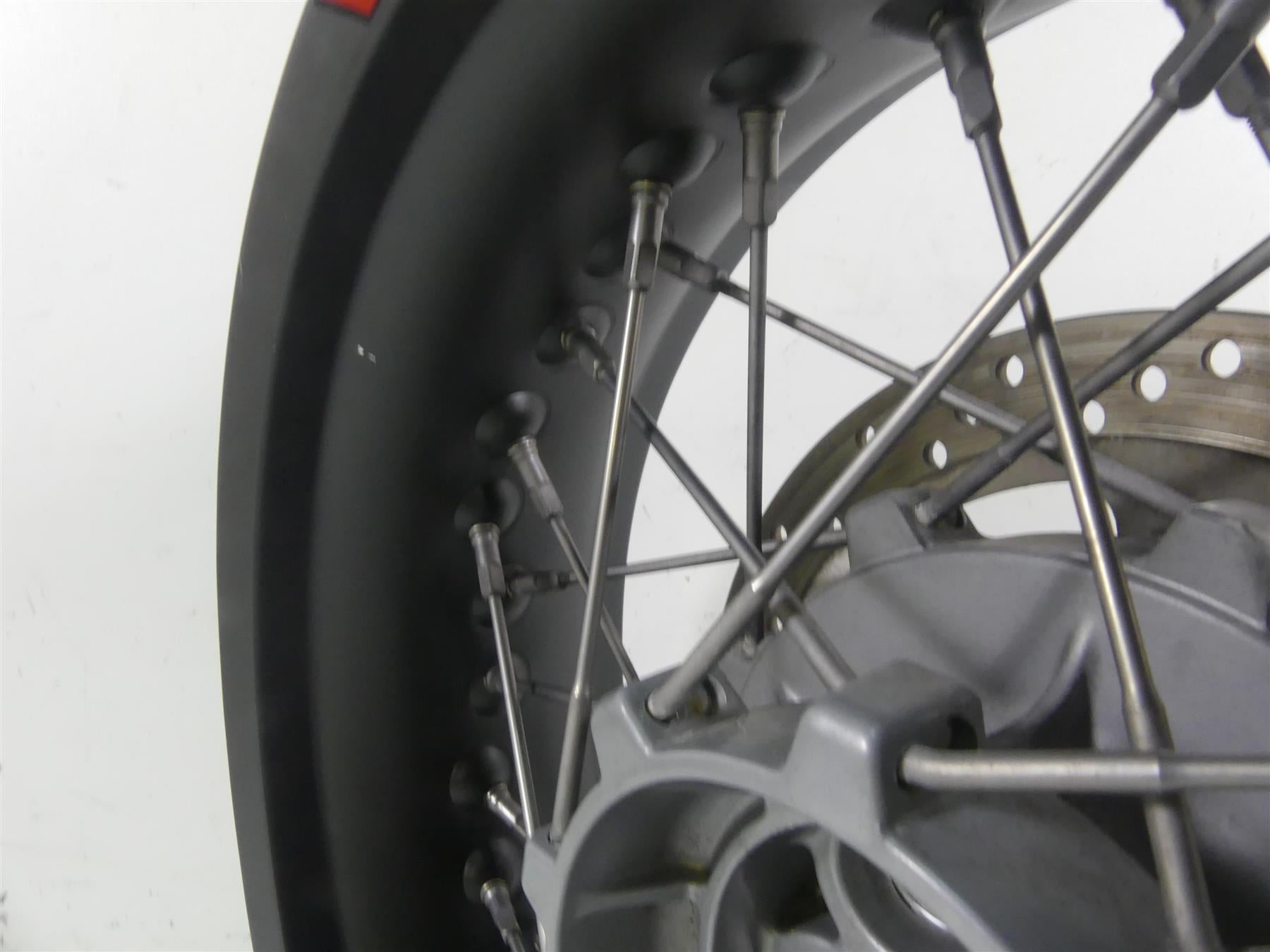 2014 Moto Guzzi Griso 1200 SE 8V Strgt Spoke Rear Spoke Wheel Rim 17x5.5 ETRTO {{ shop.shopifyCountryName }} - Mototech271