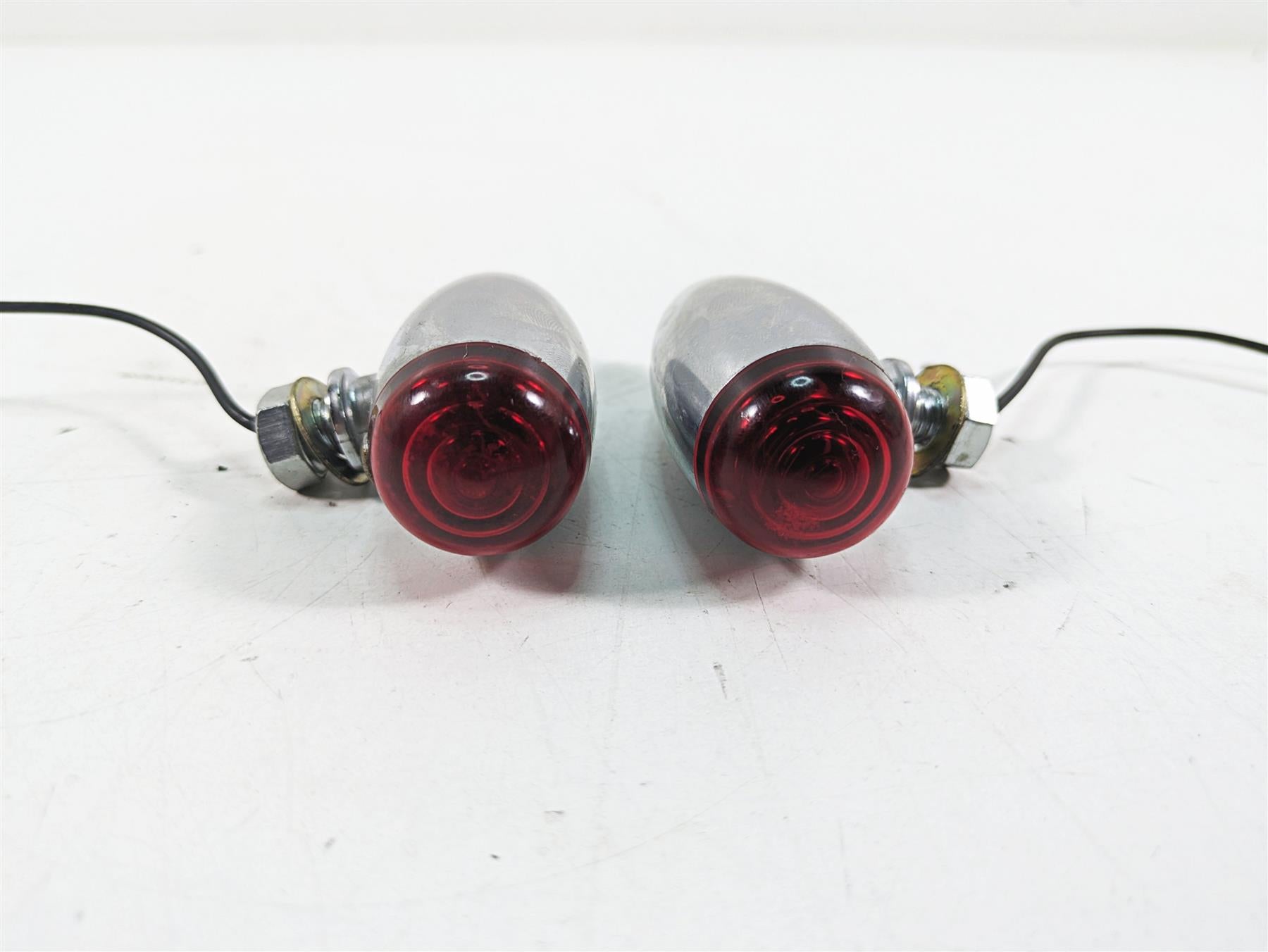 2000 Harley FXSTS Softail Springer Front Bullet Blinker Turn Signal Set {{ shop.shopifyCountryName }} - Mototech271