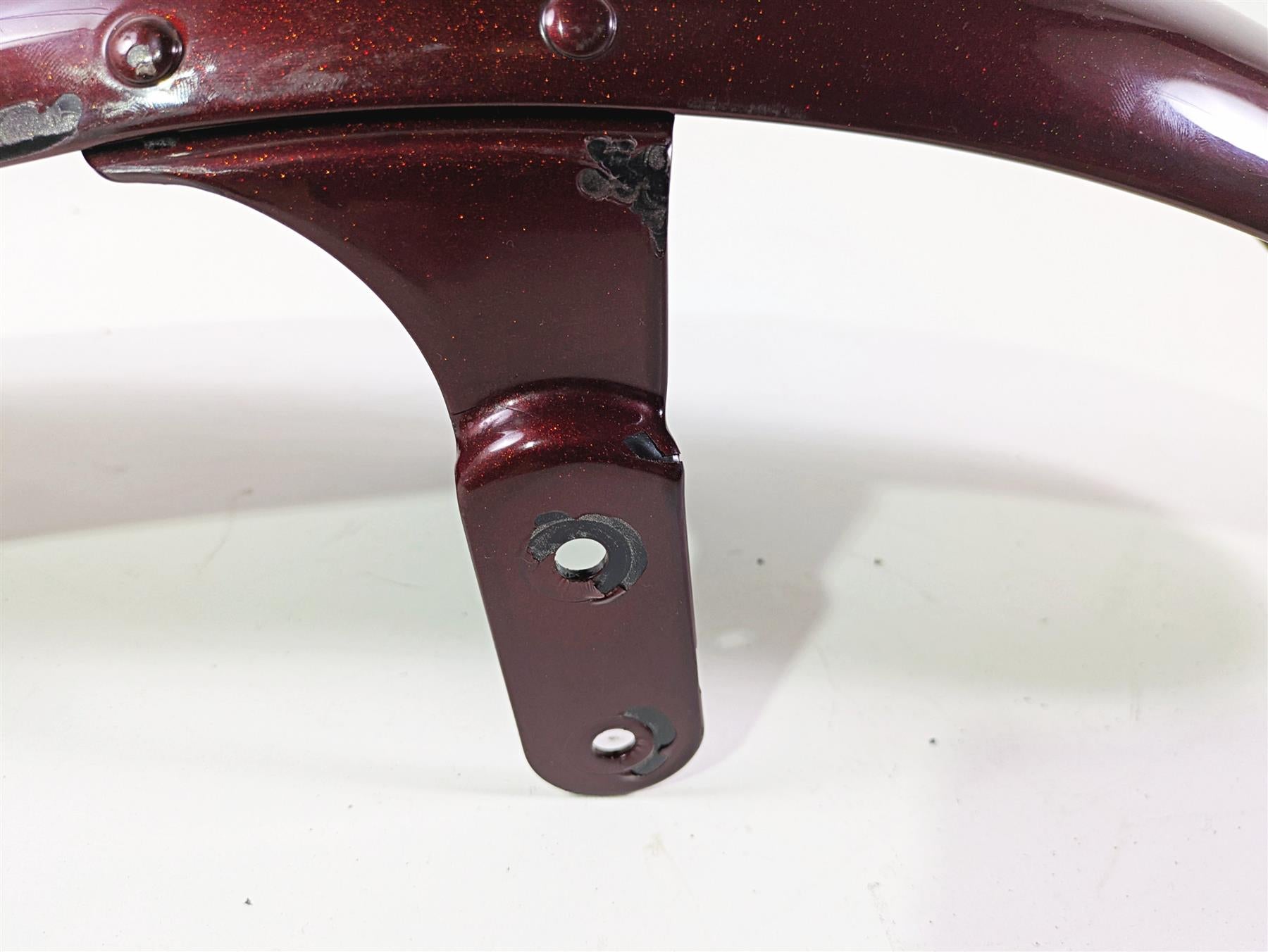2008 Harley FXCWC Softail Rocker Front Fender Crimson Red Sunglo Deluxe 60158-08 {{ shop.shopifyCountryName }} - Mototech271