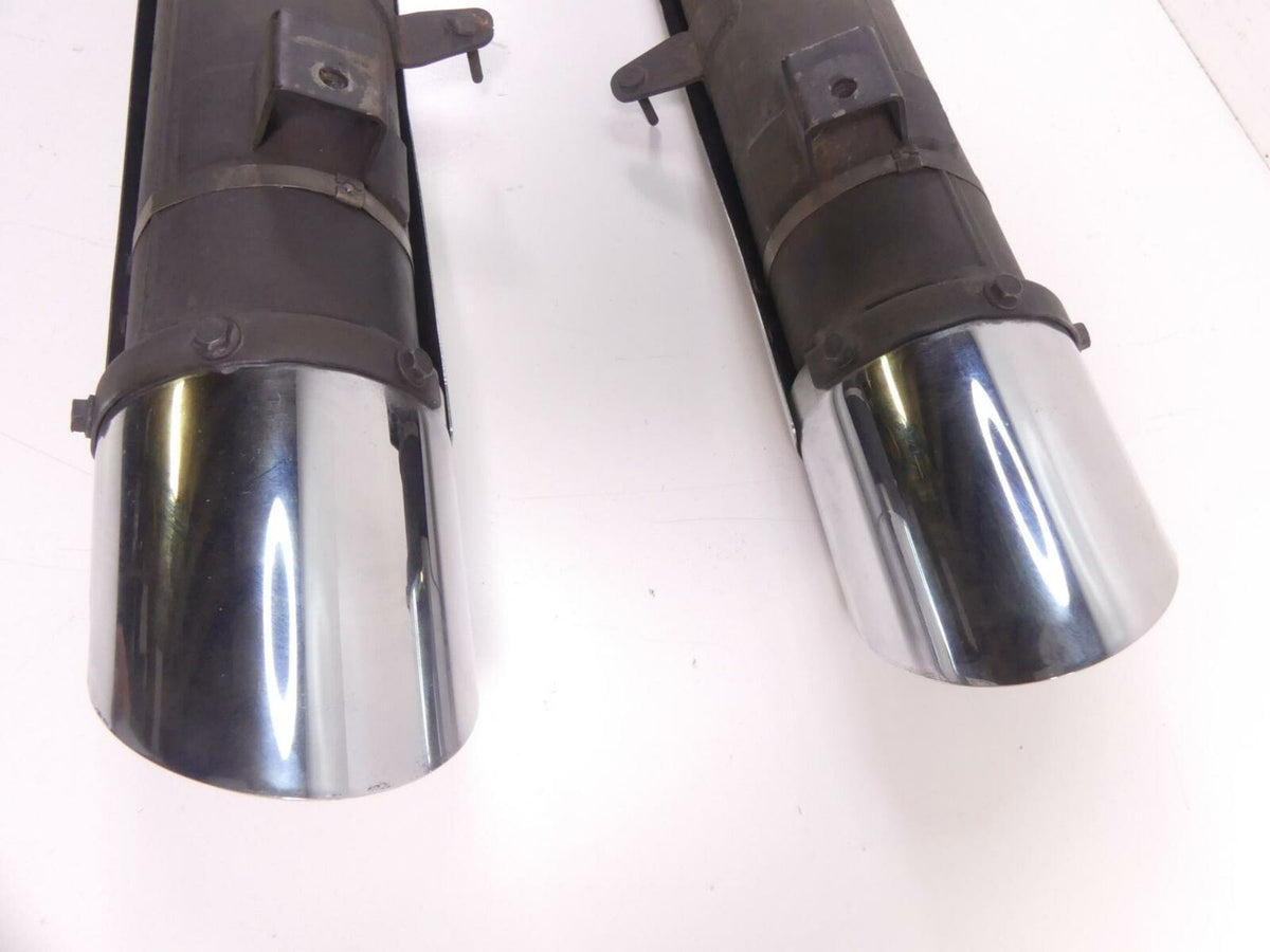 2010 Victory Vision Tour Mid Pipe Chrome Cover Heat Shield Set 1261795 1261794 {{ shop.shopifyCountryName }} - Mototech271