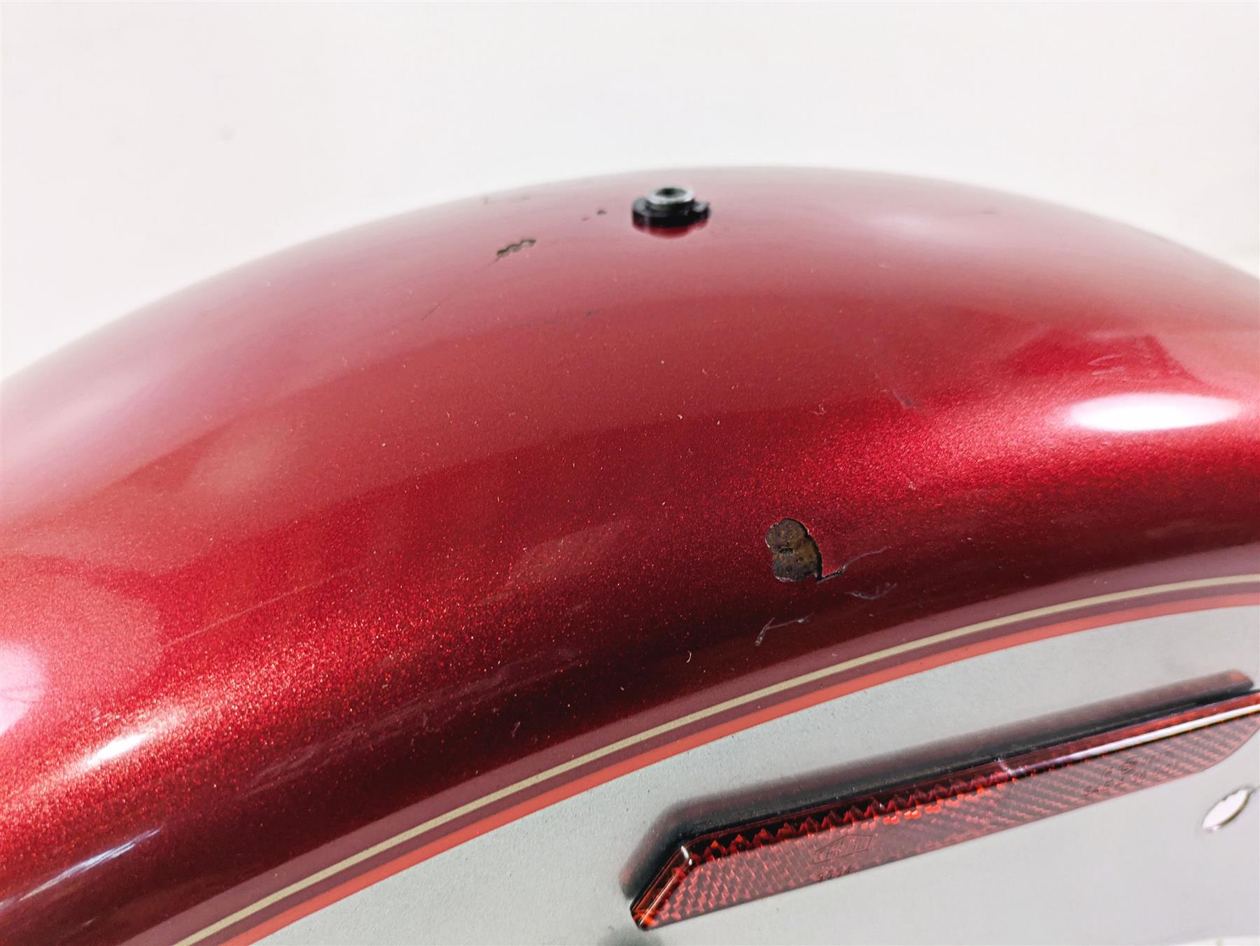 2004 Harley Softail FLSTF Fat Boy Rear Fender Sierra Red 59596-00A {{ shop.shopifyCountryName }} - Mototech271