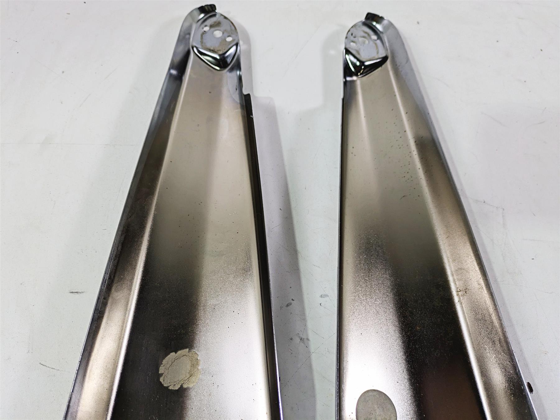 2006 Triumph Rocket 3 Rear Chrome Side Guards Covers Struts T2081425 T2081430 {{ shop.shopifyCountryName }} - Mototech271