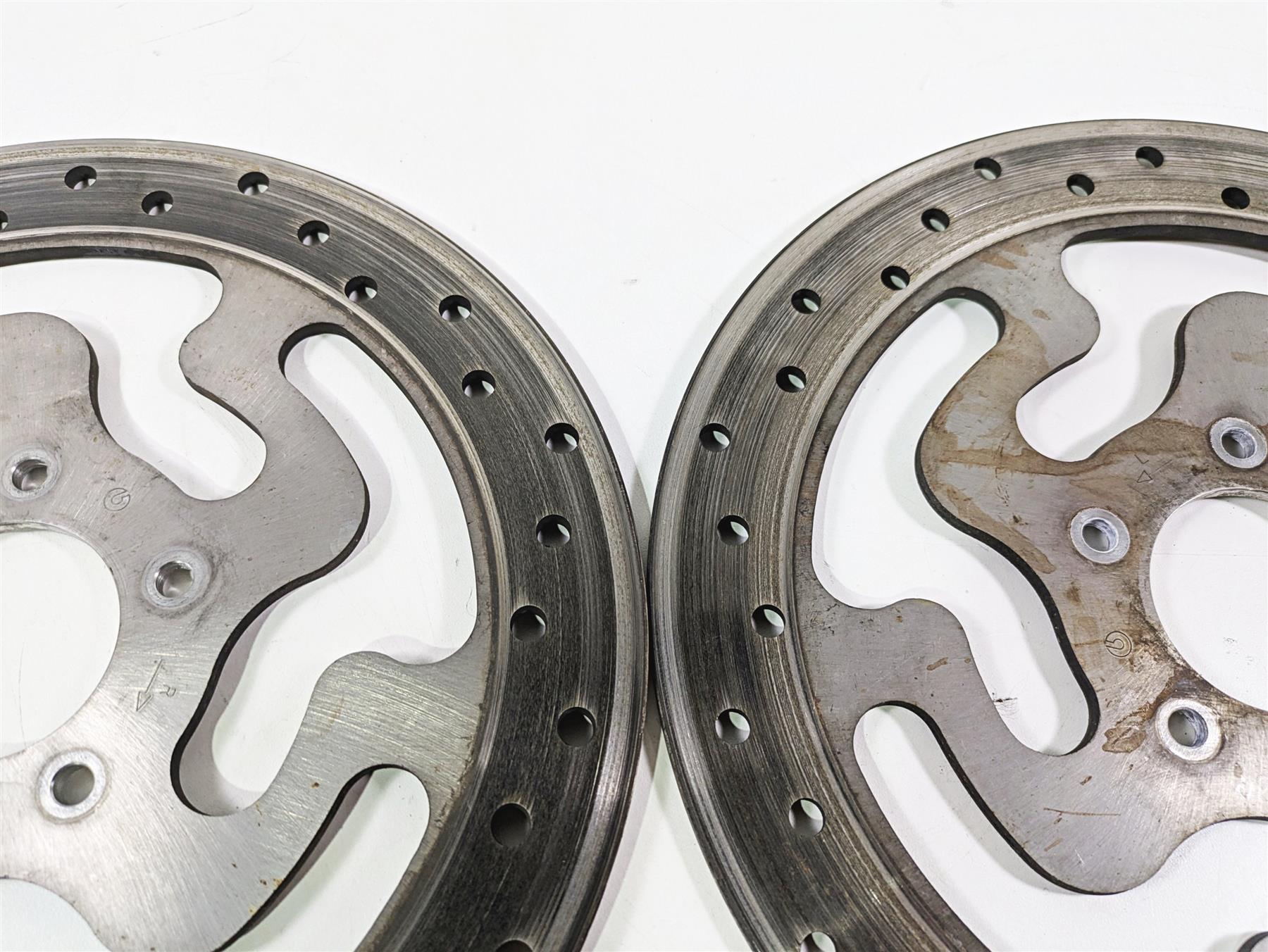 2010 Harley Touring FLHX Street Glide Front Brake Disc Rotor Set 41809-08A {{ shop.shopifyCountryName }} - Mototech271