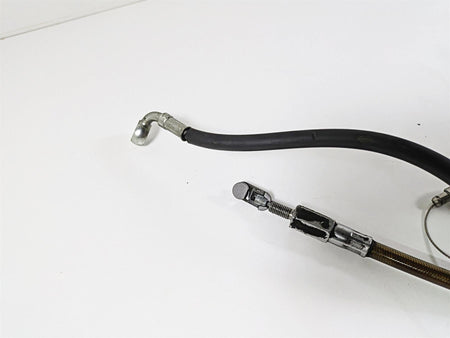 2009 Harley FLSTSB Cross Bones Extended Brake Line Throttle Cable Set 15" {{ shop.shopifyCountryName }} - Mototech271