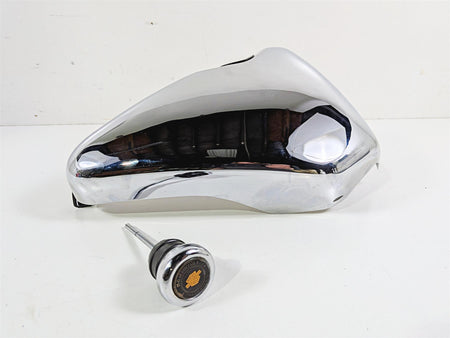 1995 Harley XL883 Sportster Hugger Chrome Oil Tank Cover & Dipstick {{ shop.shopifyCountryName }} - Mototech271