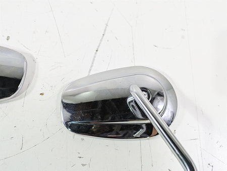 2015 Harley FXDL Dyna Low Rider Chrome Rear View Mirror Set 91840-03B 91845-03B {{ shop.shopifyCountryName }} - Mototech271