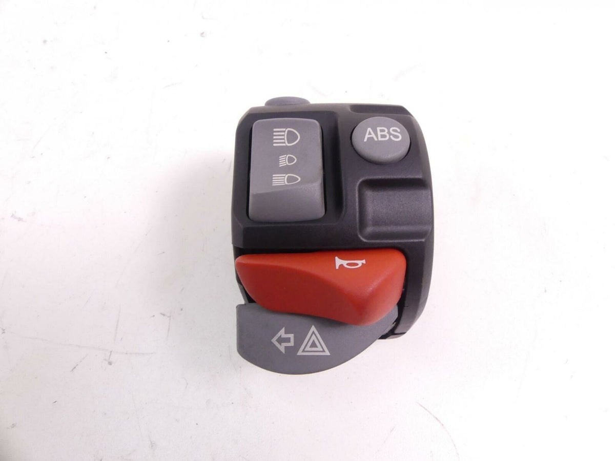 2010 BMW F800GS K72 Left Hand Control Switch ABS Lights Horn Info 61317704615 {{ shop.shopifyCountryName }} - Mototech271