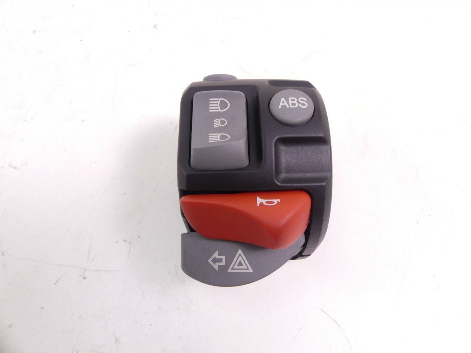 2010 BMW F800GS K72 Left Hand Control Switch ABS Lights Horn Info 61317704615 {{ shop.shopifyCountryName }} - Mototech271