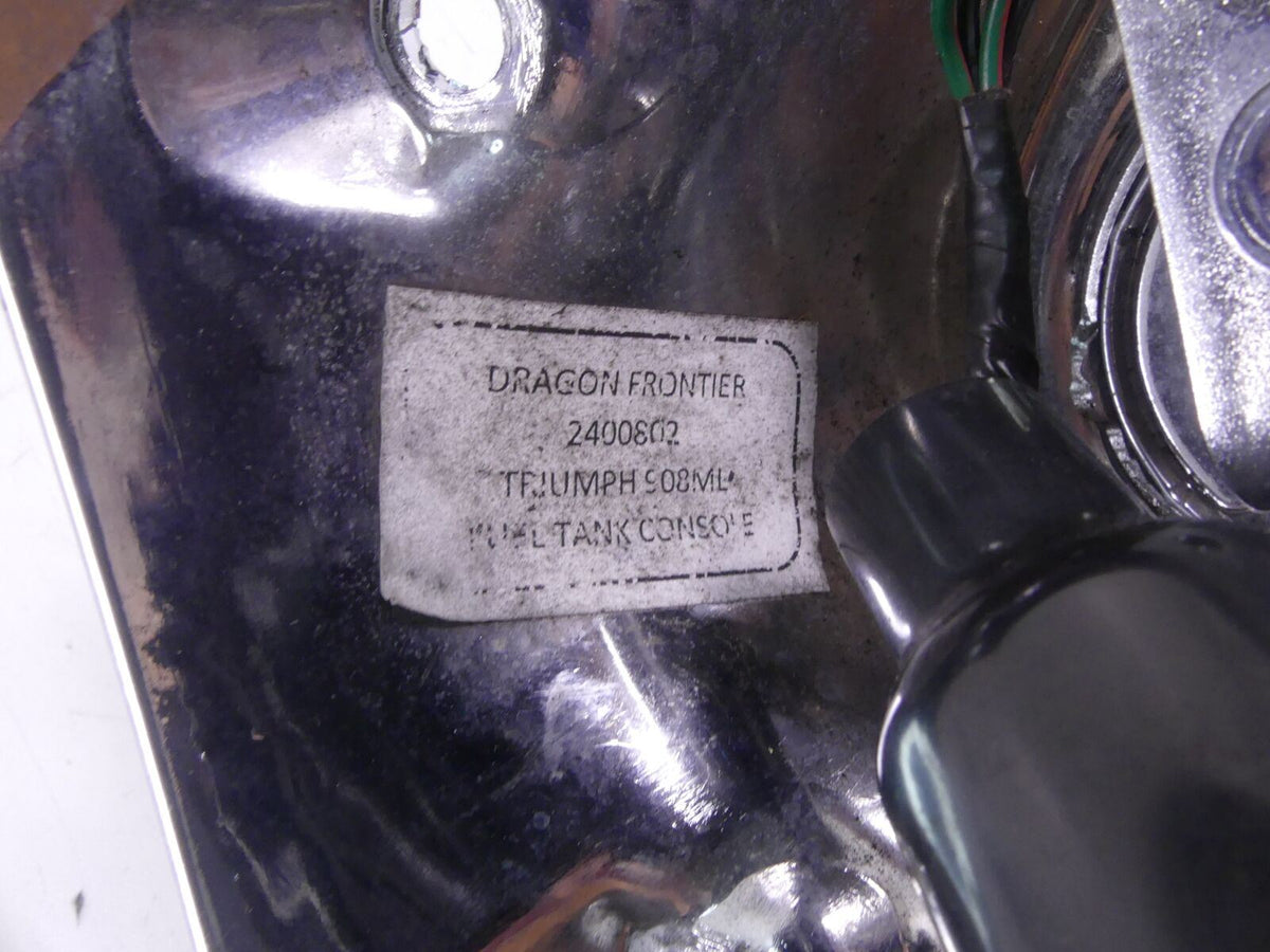 2013 Triumph America EFI Fuel Tank Console Cover & Instrument Lights T2400802 {{ shop.shopifyCountryName }} - Mototech271