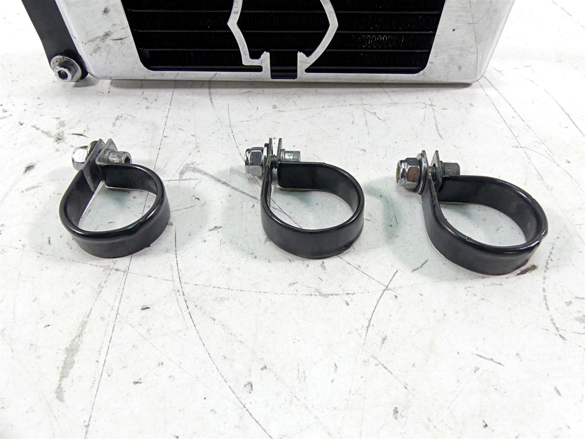 2006 Harley Softail FXSTSI Springer Oil Cooler Flange Chrome Cover Set 26157-07 {{ shop.shopifyCountryName }} - Mototech271