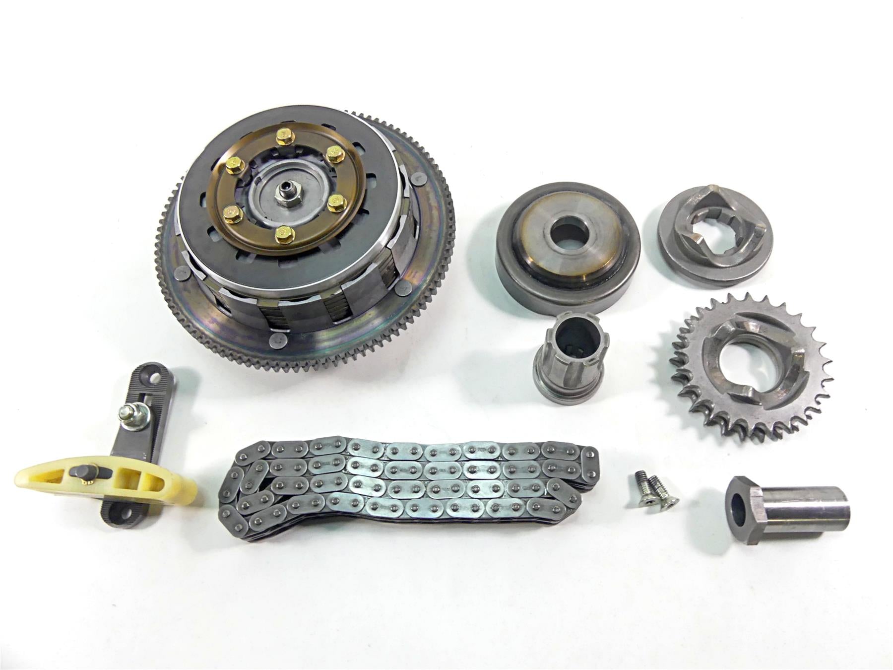 2003 Harley Touring FLHTCI E-Glide 100TH Primary Drive Clutch Kit 35k 37802-98B {{ shop.shopifyCountryName }} - Mototech271