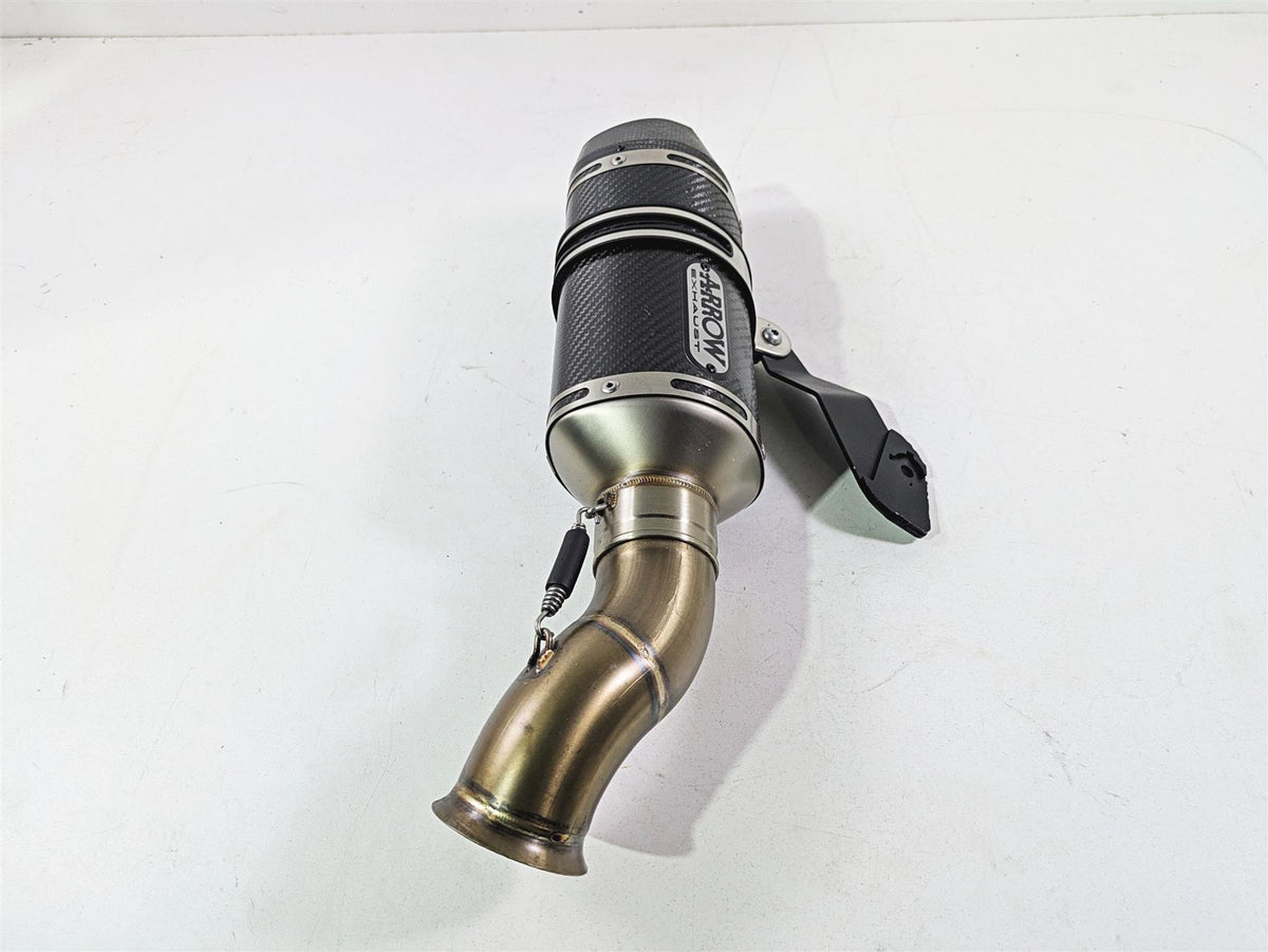 2013 Ducati Hypermotard 821 SP Arrow Exhaust Carbon Slip On Muffler 71806MK {{ shop.shopifyCountryName }} - Mototech271