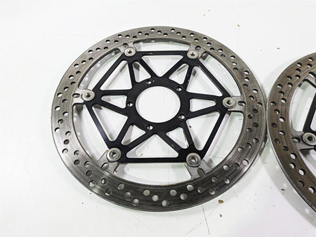 2008 Ducati SBK 1098 S Brembo Front Brake Rotor Disc Set 49240901A 71311973A {{ shop.shopifyCountryName }} - Mototech271
